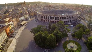 foto con drone arena Verona vajenti 04